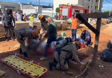 Trabalhadores ficam intoxicados ao inalar gases em obra de reservatório no interior de MT