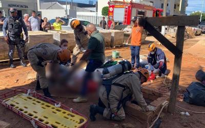 Trabalhadores ficam intoxicados ao inalar gases em obra de reservatório no interior de MT